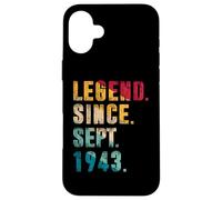 82 anni Regali leggenda dal settembre 1943 82° compleanno Custodia per iPhone 16 Plus