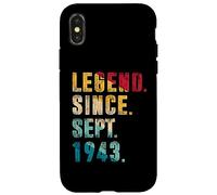 82 anni Regali leggenda dal settembre 1943 82° compleanno Custodia per iPhone X/XS