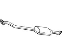 82 CV CATALIZZATORE PER VAUXHALL Astra MK III (F) Station Wagon T92 1.4i KW 60 C