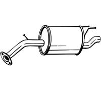 82 CV SILENZIATORE POSTERIORE PER CHEVROLET Spark M300 1.2 KW 60 CV 82