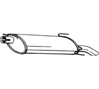 Bosal Marmitta posteriore 185-221 per Opel/Vauxhall Astra F 1.7 2 vol