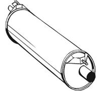 82 CV SILENZIATORE POSTERIORE PER VOLVO 140 142, 144 2.0 KW 60 CV 82