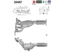 As 20457 Catalizzatore per Ford Fiesta VI Fiesta CB1 Ccn Ecosport B-Max