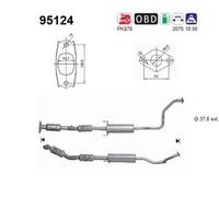 82 KW 112 CV CATALIZZATORE PER Toyota Prius 2 Vol/ W2 1.5 Hybrid