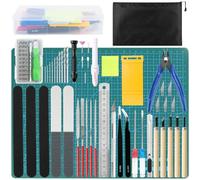 82 Pezzi Gundam Model Tools Kit, Modeler Strumenti di Base per Gundam, Kit Hobby Building Craft Set, Gundam Craft Set, Kit Artigianale per La Riparazione e Il Fissaggio del Modellismo di Base