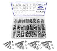 820 Pezzi M3 M4 M5 M6 Set Viti Dadi E Rondelle, Set Di Bulloni E Dadi, Vite Per Dado Esagonale, Viti E Bulloni Per Auto, Viti Acciaio Inox Nautica, Mobili Industriali Proteggere E Mantenere