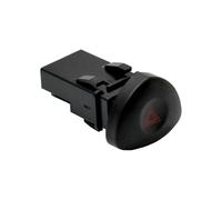 8200634256 Pulsante interruttore lampeggiante luce di emergenza per Renault Clio II Hatchback 2001-2006 8200442743 8200060036 8200442723 (Nero)