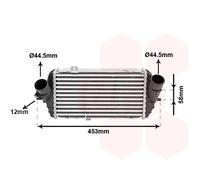 82014711 VAN WEZEL Intercooler per HYUNDAI,KIA