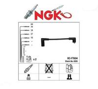 RC-FT604 NGK Kit cavi candela Fiat Cinquecento Seicento 0.9 cc