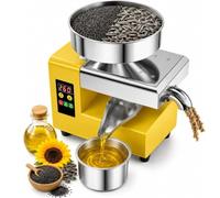 820W/1100W Automatic Oil Press Machine, Stainless Steel Cold Hot Press