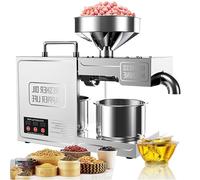 820w Macchina per la Spremitura Dell'Olio a Freddo e a Caldo, Macchina per L'Olio Elettrica Automatica per la Casa, Avocado, Cocco, Lino, Arachidi, Ricino, Perilla, Semi di Canola