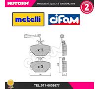 SERIE PASTIGLIE FRENO ANT FERODO FIAT TIPO 1.1 41KW 88 91 FDB524
