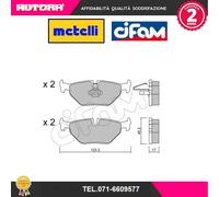 8222610 Kit pastiglie freno a disco post (CIFAM)