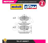 8222745 Kit pastiglie freno a disco ant adat.Fiat-Lancia (MARCA-CIFAM).