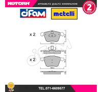 8225991 Kit pastiglie freno a disco ant (MARCA-CIFAM)