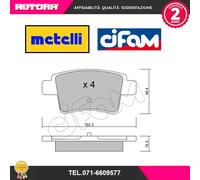 8228010 Kit pastiglie freno a disco post adatto a Citroen C4 (CIFAM)