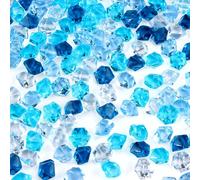825 pezzi mix di diamanti acrilici blu per bambini, pietre preziose per bambini, decorazione per vasi, artigianato dei pirati, caccia al tesoro