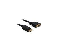 82591 4043619825912 DeLOCK Displayport > DVI 24+1 St/St 2m DVI-D, Adattatore