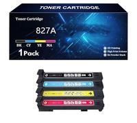 827A Cartucce di Toner ad Alta Capacità di Ricambio per HP 827A CF300A CF301A CF302A CF303A. Compatibili con Inchiostro per HP Color Laserjet M880z M880 M880z Stampante ,4 Color-4 Pack