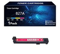 827A Cartucce di Toner ad Alta Capacità di Ricambio per HP 827A CF300A CF301A CF302A CF303A. Compatibili con Inchiostro per HP Color Laserjet M880z M880 M880z Stampante ,M-1 Pack