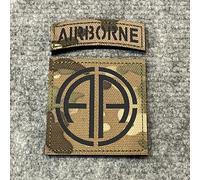 82nd Airborne Division Patch Militare Laser Cut MC Per UBACS & Bergen
