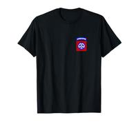 82nd Airborne Division Veteran Paracadutista Patch Pocket Xmas Maglietta