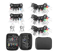 82PCS Kit di rimozione del terminale dell'automobile Cablaggio Crimp Connector Puller Riparazione Strumento Auto Filo Elettrico Crimp Connettore Aghi Cablaggio Riparazione Tool Set
