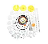 82Pcs Plastica Gear Kit Motore Marce Accessori Singolo Doppio Riduzione Worm