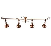 83.8x17.8cm 4-Light Bell Classico Tradizionale Vanità Barra Luminosa, Bronzo