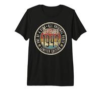 83° Compleanno Vintage Settembre 1943 Retro Edizione Limitata Maglietta Premium