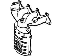 83 CV CATALIZZATORE PER MITSUBISHI Space Star MPV/Space W DGA 1.3 16V KW 61 CV 8