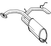 83 CV SILENZIATORE POSTERIORE PER HONDA Civic VIII Hatchback FN, FK 1.4 KW 61 CV