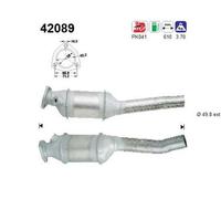 83 KW 113 CV CATALIZZATORE PER Audi 80 893, 894, 8A2 1.8
