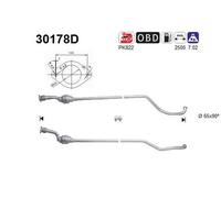 83 KW 113 CV CATALIZZATORE PER Renault VEL Satis BJ0 2.2 dCi