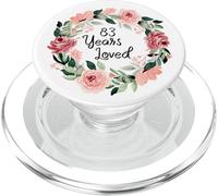 83 Years Loved Women Men 83 Years Old 83th Birthday PopSockets PopGrip per MagSafe