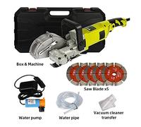 8300W Elettrico Wall Chaser Scanalatura Macchina for il taglio del muro di mattoni Taglierina for calcestruzzo in acciaio Sega circolare Utensile elettrico Strumento fai da te(125mm 4000W)