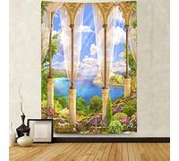 831 Appeso A Parete Arazzi Moda Arazzi Wall Arazzo Da Parete Popolare Arazzi Da Parete Per Cucina Camera Da Letto Festa 100X150cm Giardino-Balcone Europeo