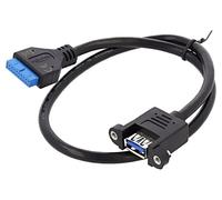 83118 Cavo USB 3.0 USB A-Femmina, connettori angolati 19pin DELOCK
