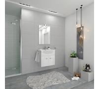 83162 Q.TA' 1 MOBILE BAGNO EMMA 58 SOSP C/SPECCHIO BIANCO