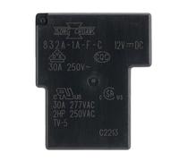 832A-1A-F-C 12VDC 1 Forma A Quick Connect 30A 250VAC 4Pins Generale Purpose Relè di Potenza SPST