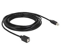 83429 Cavo USB 2.0 USB B-Femmina, USB B-Spina 5m Nero DELOCK