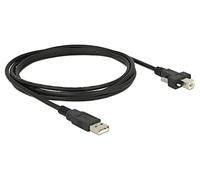 83595 Cavo USB 2.0 USB A-Spina, USB B-Spina placcata oro 2m DELOCK
