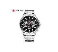 (8363 argento nero) Orologi da coppia Current 2020 Marchio di lusso Cronografo Orologi da polso da uomo