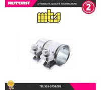 8371 Manicotto collegamento imp. scarico c/fascette 60,5mm int (MARCA-MTS)..