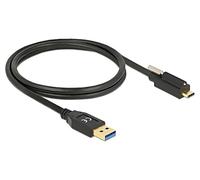 83717 Cavo USB A-Spina, USB C-Spina 1m Nero 24AWG, 30AWG DELOCK