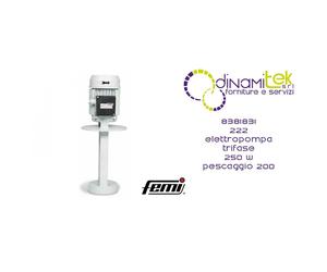 8381831 222 ELETTROPOMPA FEMI TRIFASE 250 W - PESCAGGIO 200