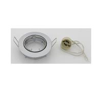 83842 Q.TA' 5 FARETTO INCASSO ORIENTAB P/LED GU10 CROMO