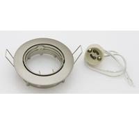 83843 Q.TA' 10 FARETTO INCASSO ORIENTAB P/LED GU10 NIKEL SAT