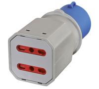 83996 Q.TA' 10 ADATTATORE INDUSTRIALE 16A 220V 2PR BIP IP44 FIG. 7