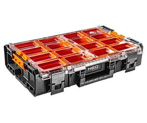 84-268 Contenitore: collettivo con scatole nero-arancio 575x330x135mm NEO TOOLS
